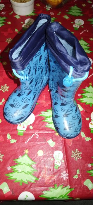 Детски ботуши- 3 чифта: /Апрески "DEMAR"/ Апрески "BRILLE" и гумени