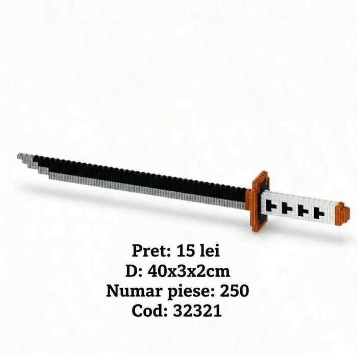 Jucarii tip Lego - Arme, Sabii, Mitraliere, Pusca