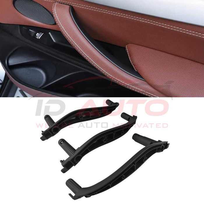 Интериорни дръжки BMW X5 X6 F15 F16 - Черни, панел бмв х5