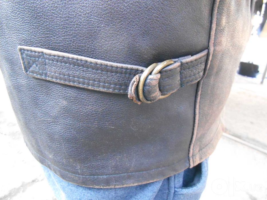 Мужской Куртка  Кожа.Меха Натурал.100%. Раз-52..Б/у