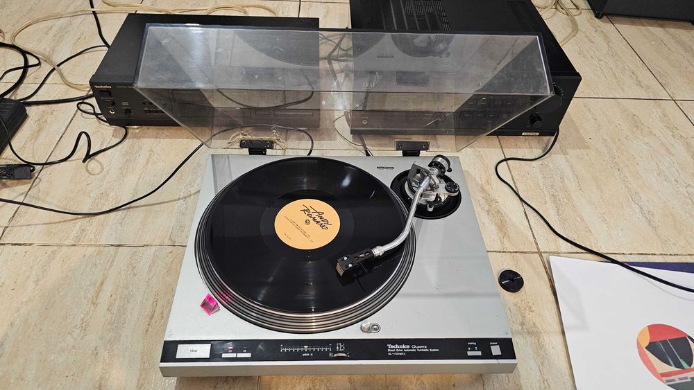 Pickup Technics SL-1700MK2 direct drive functional (cititi) test video