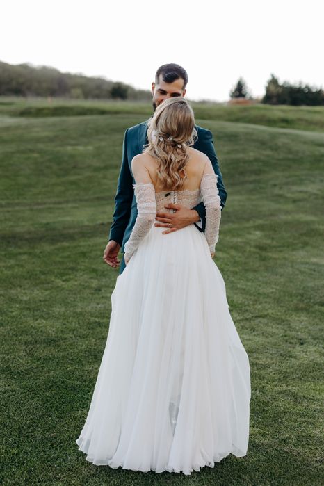 BRIDAL DRESS - ROCHIE RHEA COSTA mireasa mătase naturală