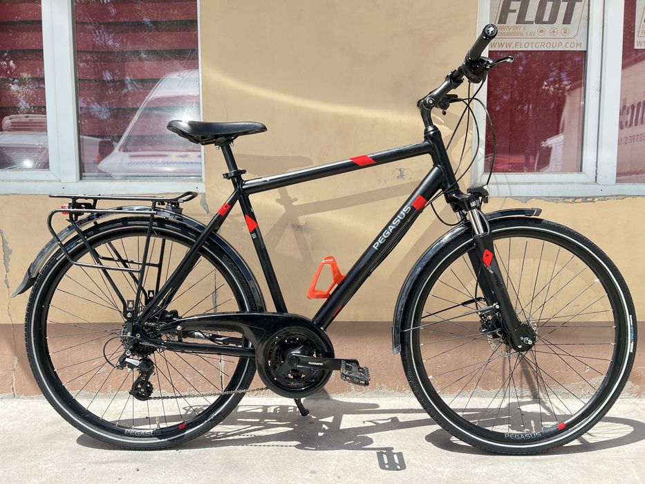 Bicicleta oras Pegasus 28 Inch frane hidraulice disc 24 viteze dinam butuc barbat XL