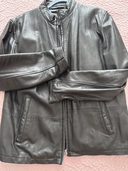 Geaca piele barbat Zara