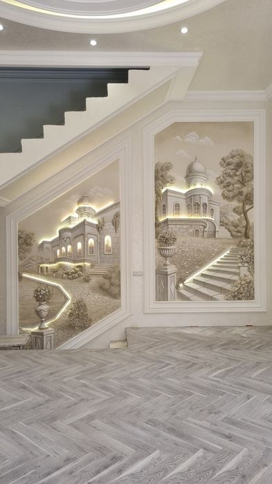 Художник, рассом, барелеф 3д. Роспись. Дизайн. Rassom, xudojnik, 3d