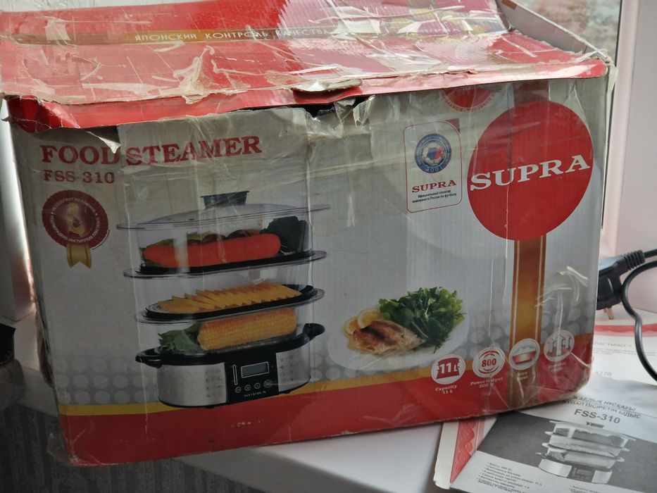Пароварка supra в отличном состоянии