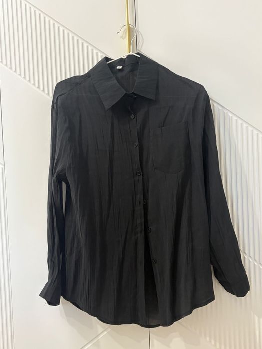 Рубашка черная Б/у