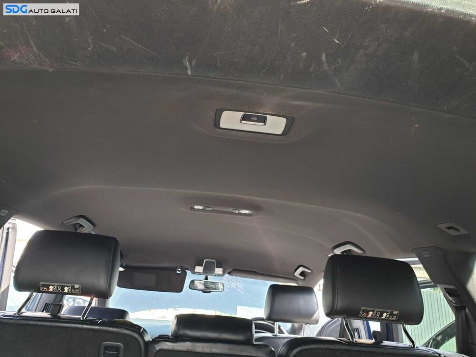Plafon Plafoniera Textil Tavan Interior Negru Sline S-Line Audi Q7 2007 - 2015 [C6359]
