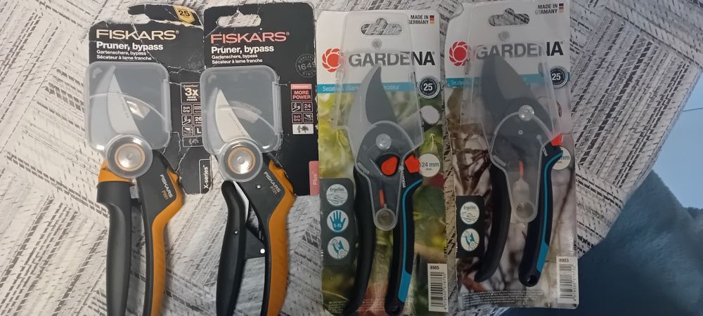 Foarfecă fiskars și Gardena