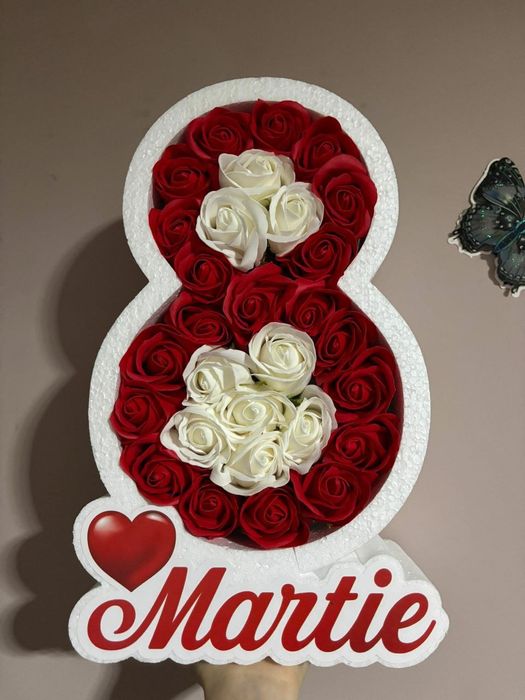 Aranjamente din săpun pentru 1 și 8 martie