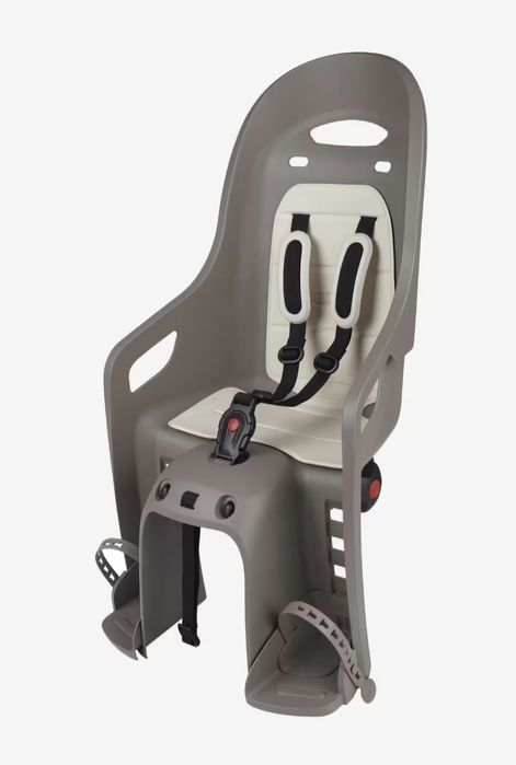 Scaun de bicicletă pentru copii fixare portbagaj Bej