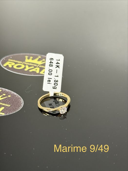 Bijuteria ROYAL : Inel  AUR 14K NOU / 1.3 GR