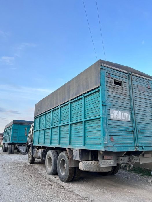 Камаз с прицепом