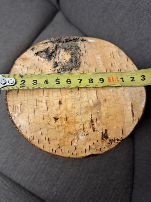 Дървена кана с дръжка