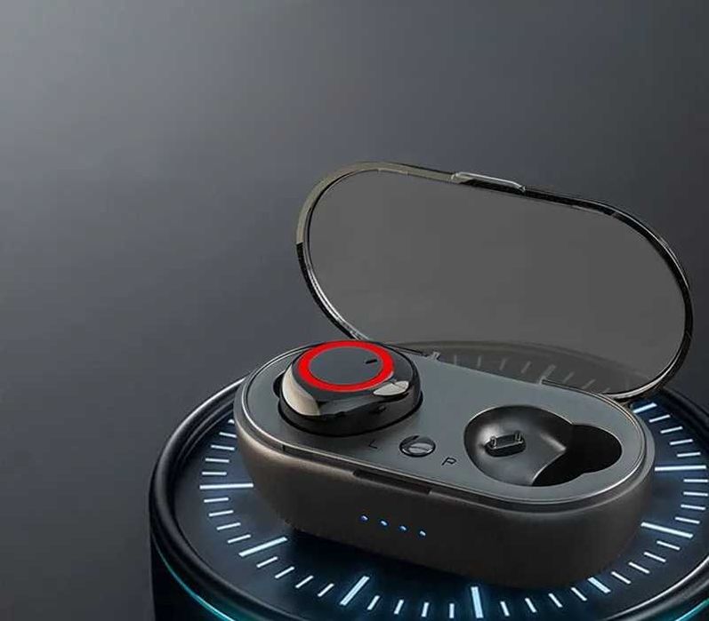 Căști wireless touch cu cutie de încărcare, HiFi, noise cancel, stereo