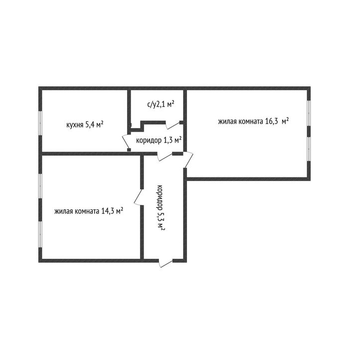 2-ком квартира Дом печати