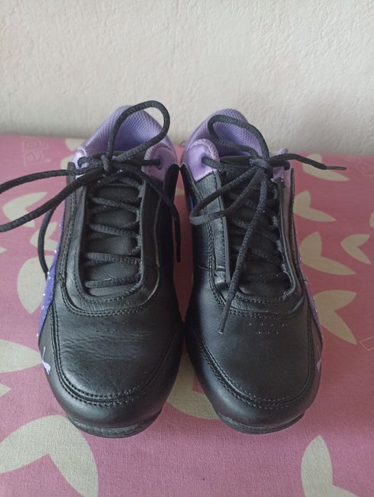 Детски маратонки от естествена кожа Puma