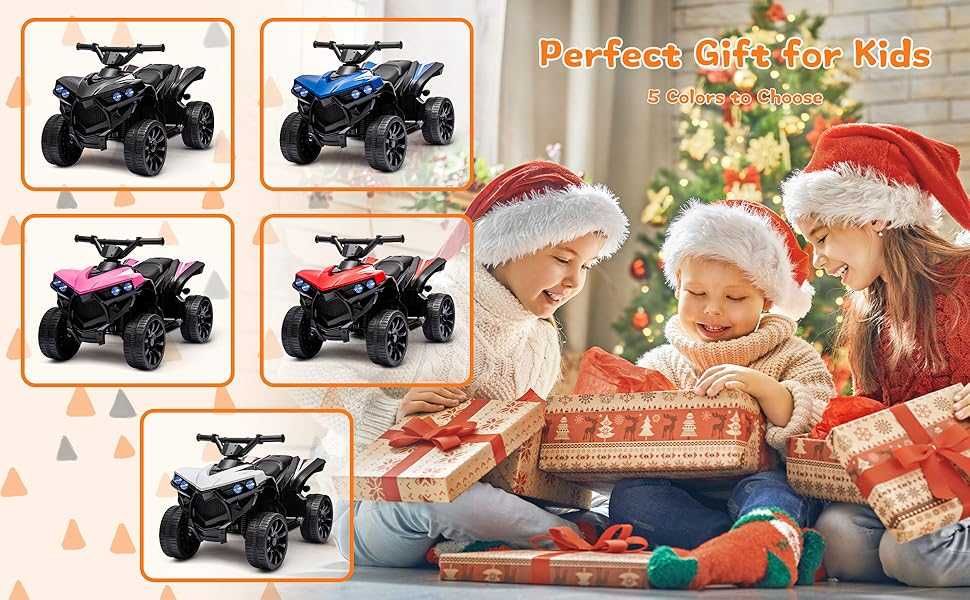 Детско акумолаторно ATV електрическо АТV 6V моторче за деца с музика