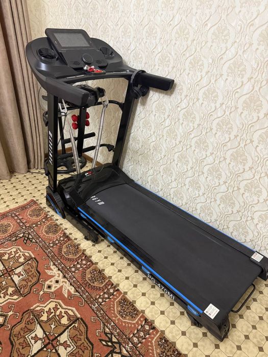 Беговая дорожка PowerGym PG-470Mi с массажером и гантелями