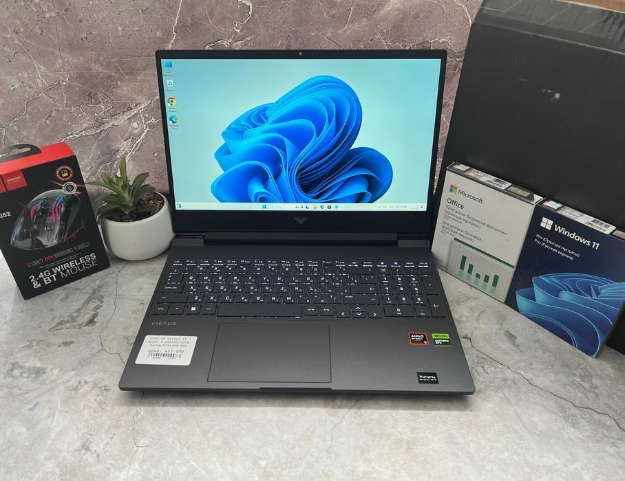 Игровой ноутбук HP Victus 15 /Ryzen 5-8645HS/32GB/512GB/RTX4060-8GB
