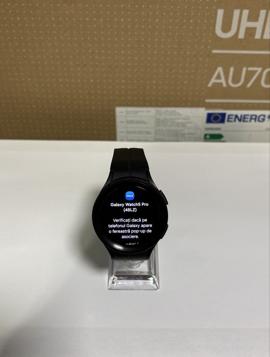 MDM vinde: Samsung Galaxy Watch 5 Pro, LTE, 45mm, Black Titanium.