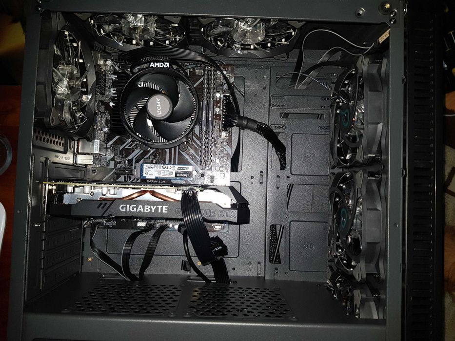 PC Gaming Ryzen 5 2600x + RTX 2060 OC + 16GB DDR4 + SSD NVMe M2 500 GB