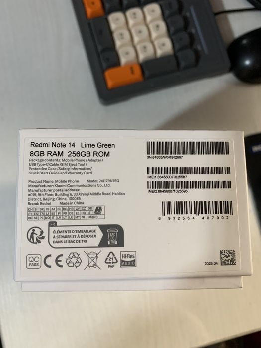 Redmi Note 14  8/256 Ideal Diqqat Ideal