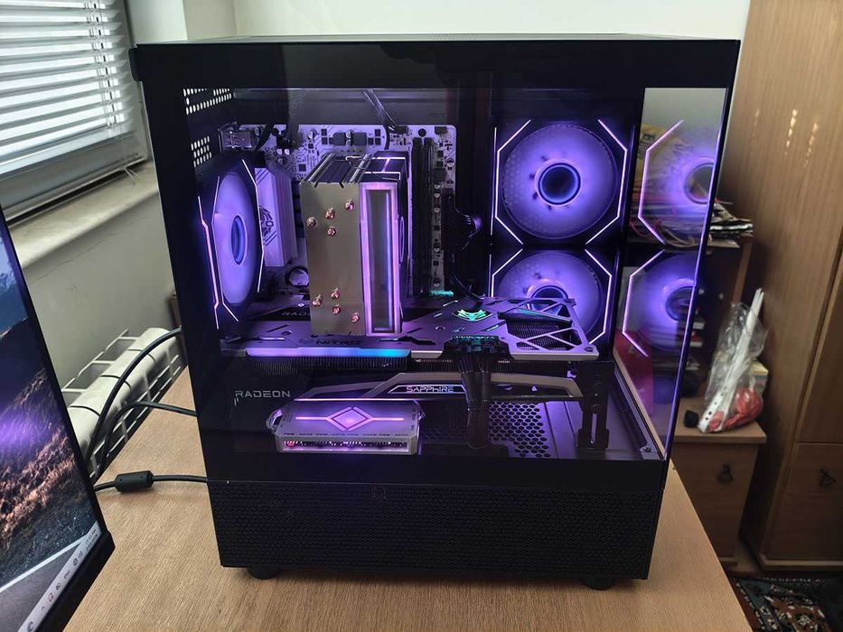 Геймърски компютър, Ryzen 5600x, Rx 6700XT, 32gb Ram, 1tb nvme, 650W