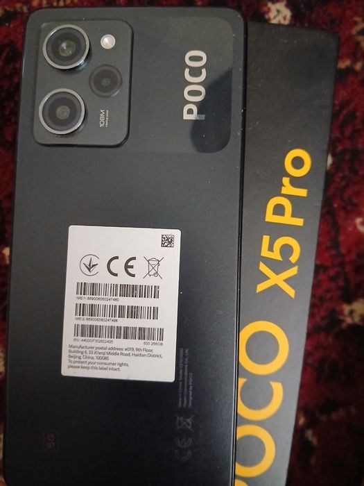 Poco X5 pro 5 G kafolati bilan
