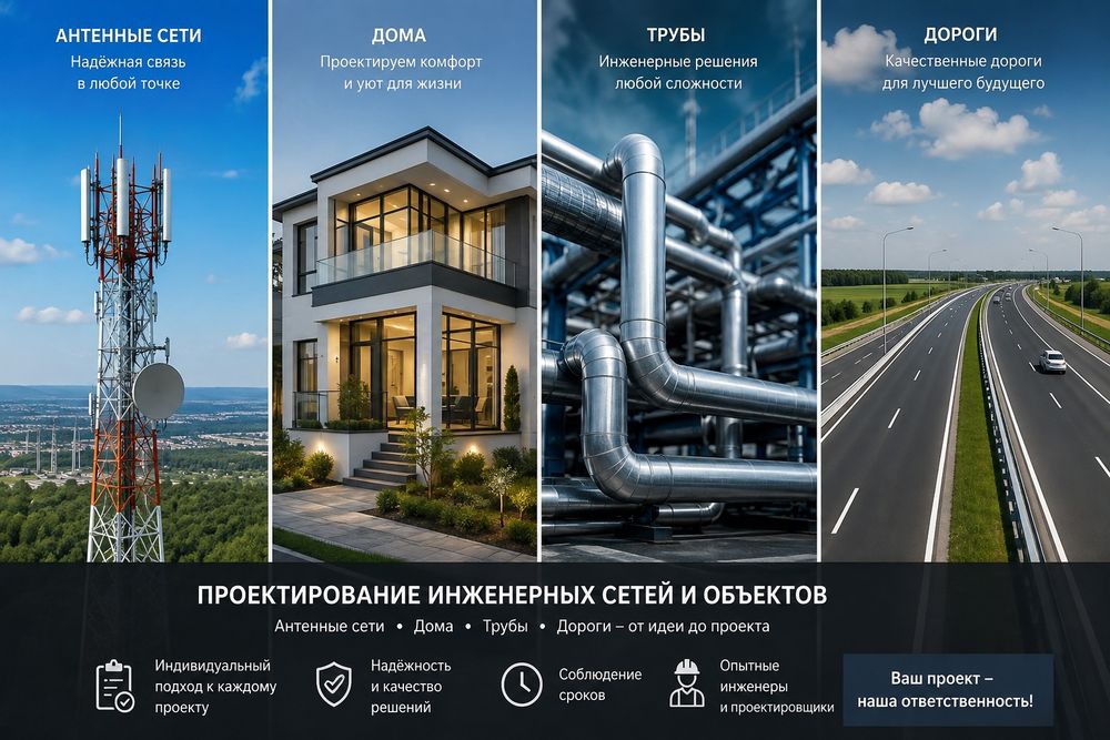 Проектирование домов и антенновых мачт , также делаю проект умного дом