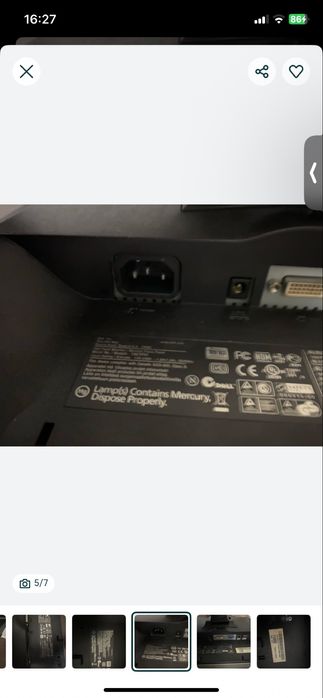 Monitor dell in stare buna