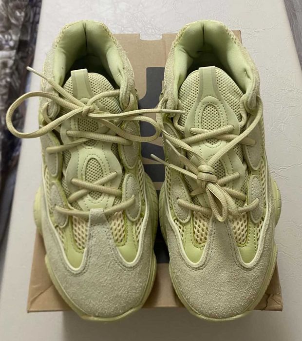 Yeezy Men's 500 adiPRENE® Cushioning Sneakers Moon Yellow
