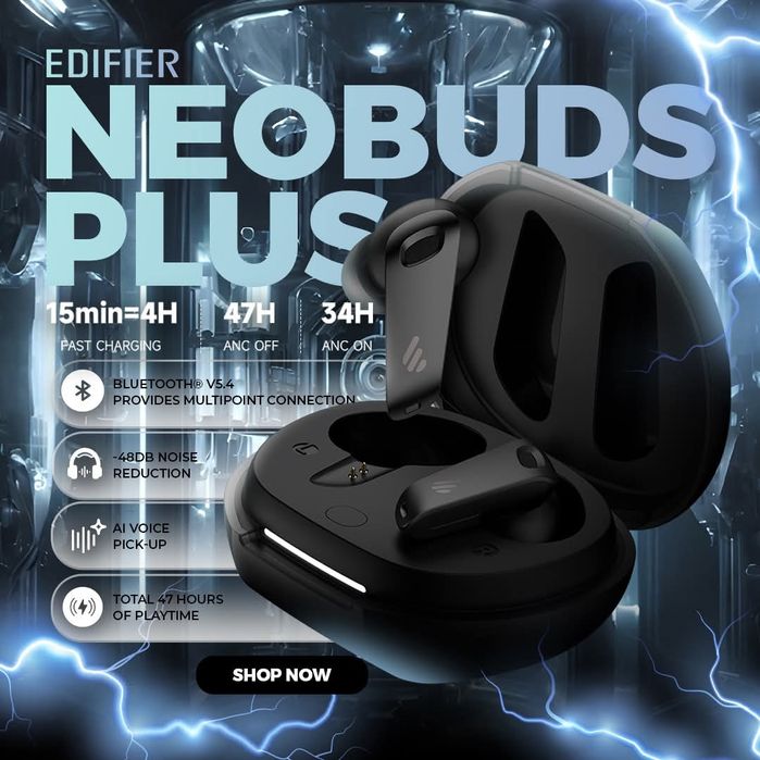 Edifier Neobuds Plus СКИДКА ANC Наушники Беспроводные