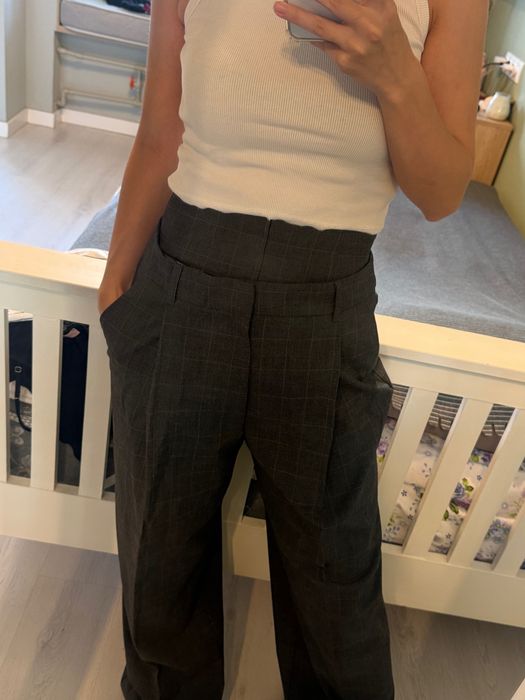 Женские брюки Zara с корсетом