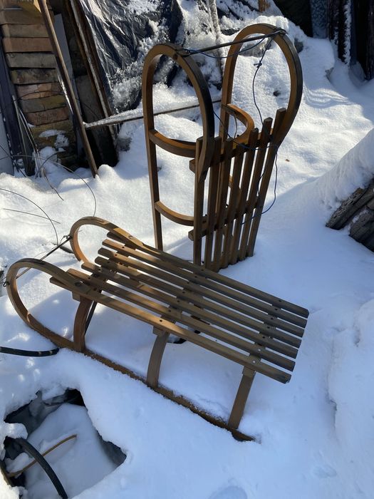 Сани деревянные для взрослых