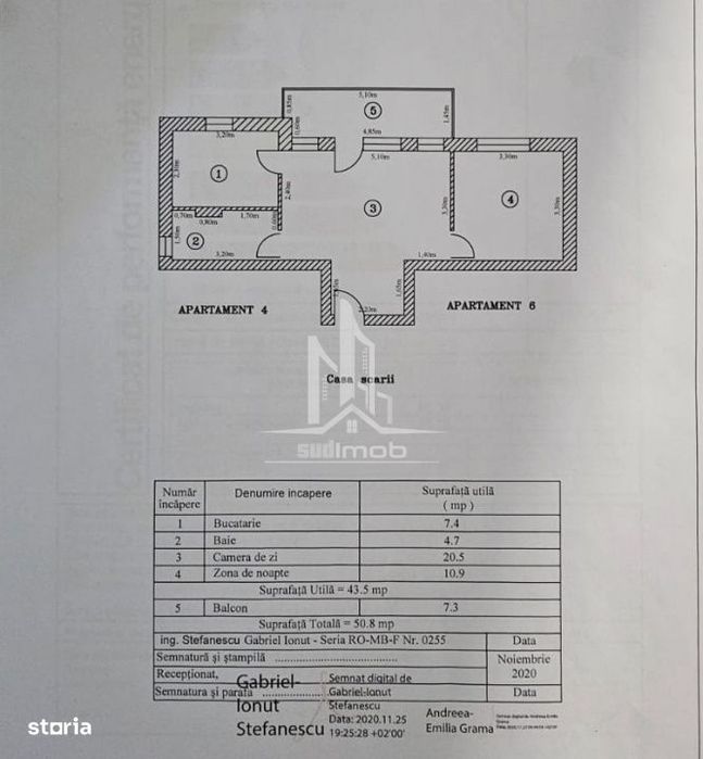 Apartament 2 camere mobilat utilat cu loc de parcare Young City Leorde