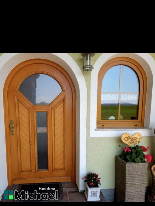 Usa intrare boltita,lemn masiv,Austria(Johann 4891)