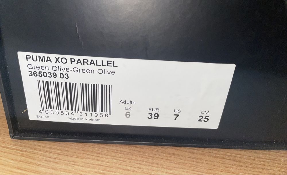 Puma x The Weeknd XO Parallel Olive