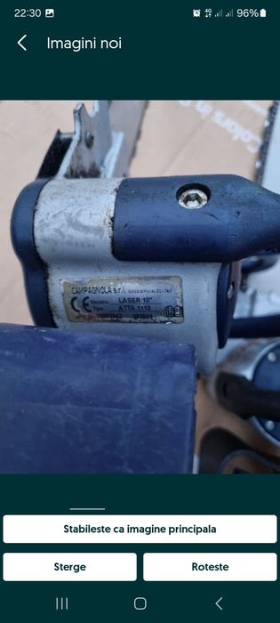 Circular  drujba foarfeca pneumatică