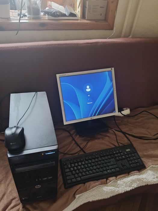 Pc HP office + monitor LG 17''