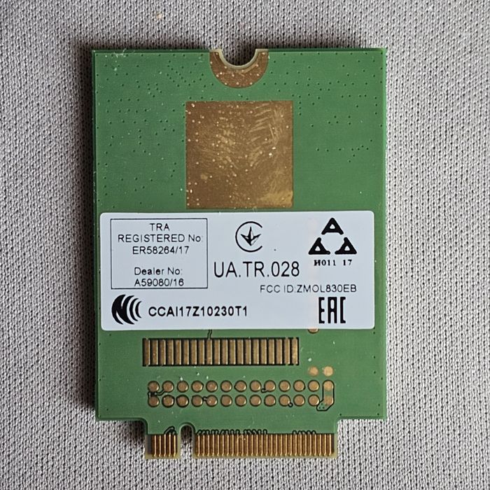 4G LTE M.2 модем для ноутбука Fibocom