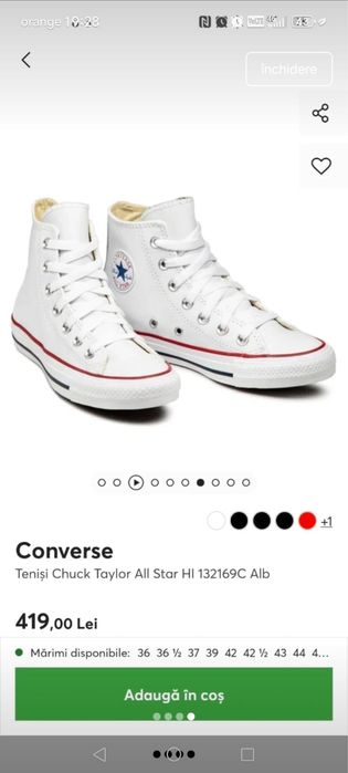 Teniși Converse, noi