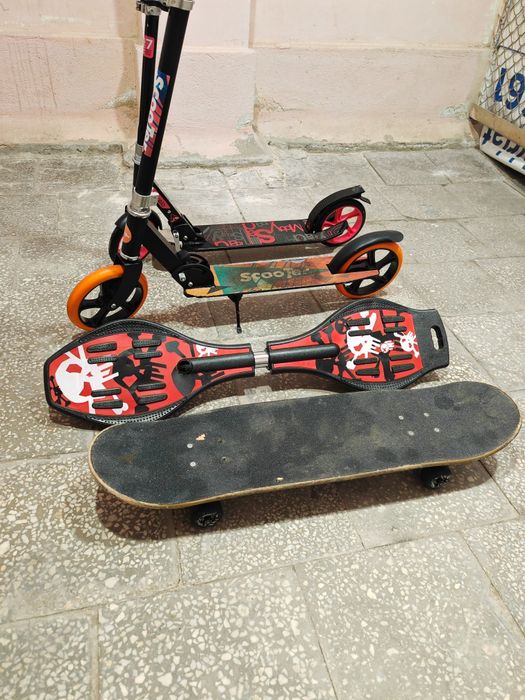 Trotineta Oxelo, Trotineta Scooter, Skateboard, Waveboard