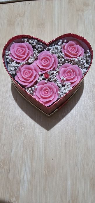 Buchet de flori din ceara