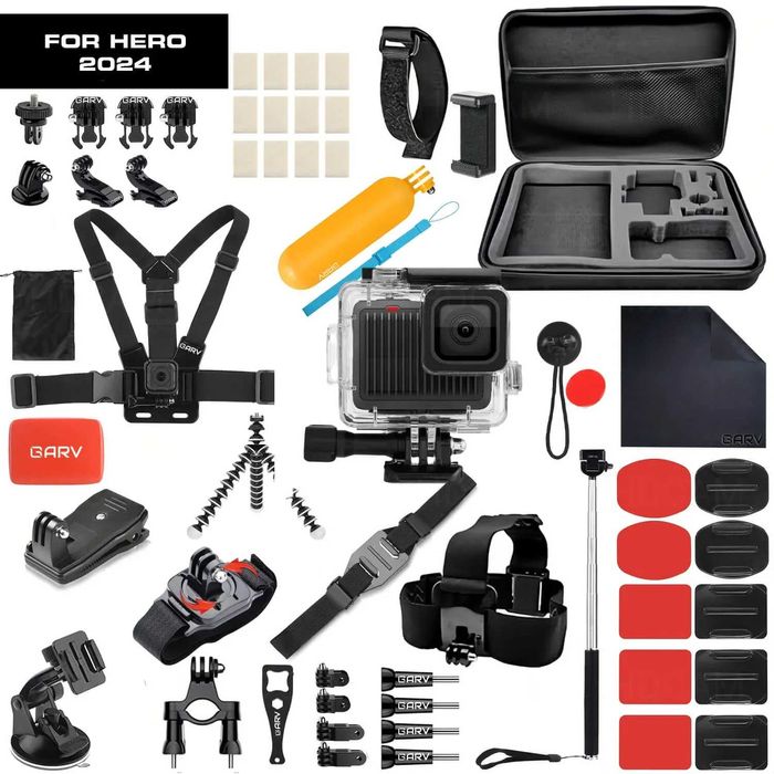 Комплект аксесоари за GoPro Hero 2024 - GARV Content Creator 6