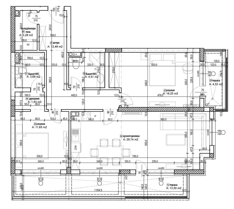 Продава се Тристаен апартамент в София, Кръстова вада - 139 кв.м за 2350 €/кв.м - Снимка #1