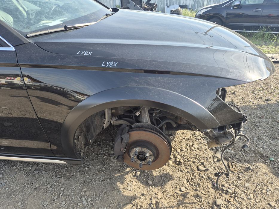 Aripa fata dreapta audi a6 c7 allroad an 2013 cod culoare LY8X originala din aluminiu