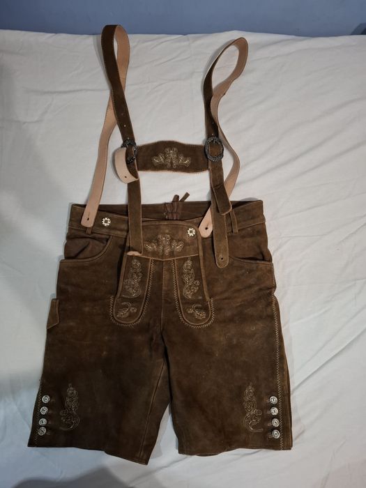 Pantaloni Oktoberfest bavarezi vintage
