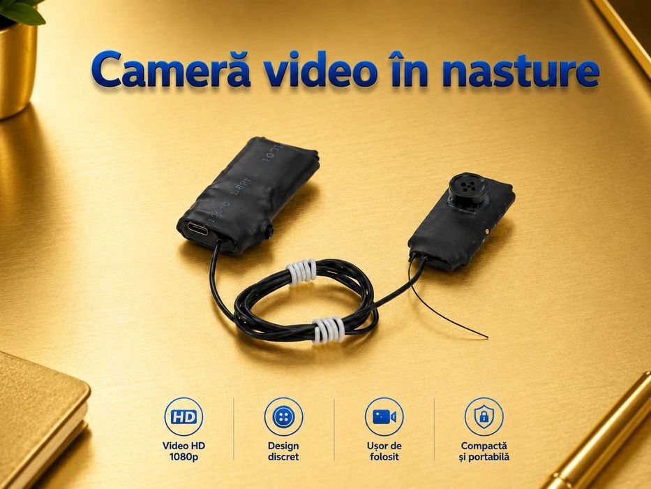 Camera de Copiat Casca de Copiat Camera Video in Nasture Casti Copiat