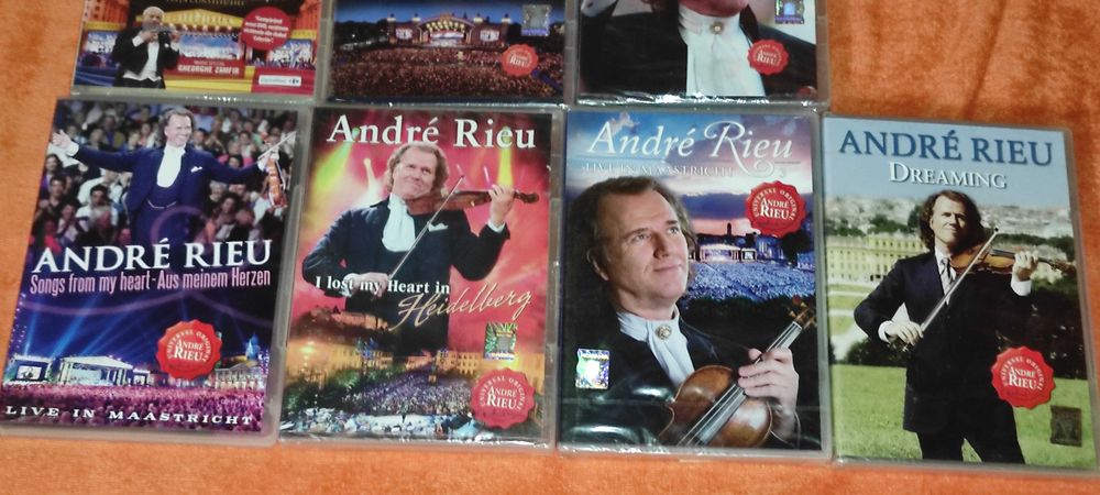10 dvd. sigilate in tipla ANDRE RIEU